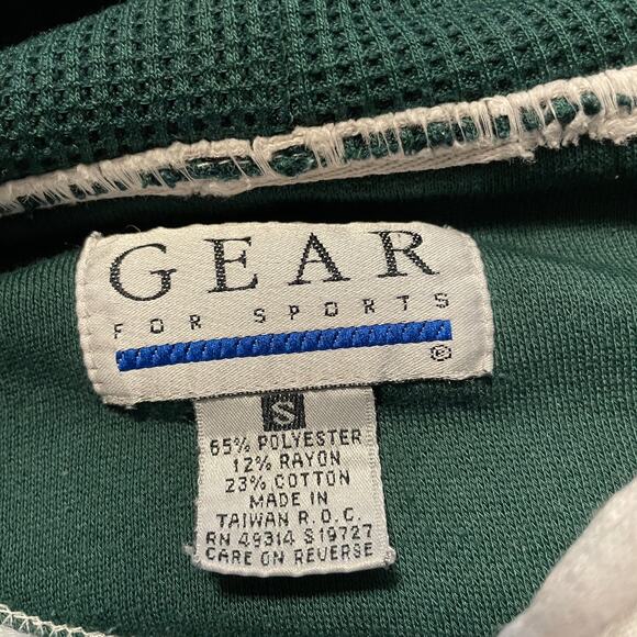 Vintage Cal Poly Hoodie Sweatshirt Pockets Mens Small Gear For Sports Gray 80s - Picture 12 of 16